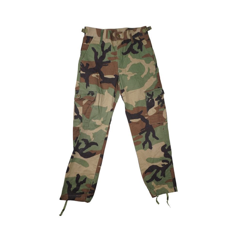 Propper Military Woodland Camo Cargo Pants Kids Size 12 Adjustable Waist